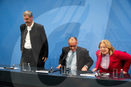 Press Conference after Government Coalition Board Meeting in Berlin