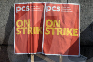 Parliament Security Staff Picket Line