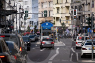 Street Traffic in Berlin, Germany