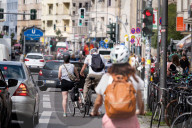 Street Traffic in Berlin, Germany