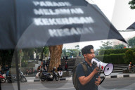 Protest Action In Bandung