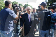 The Funeral Of The Journalist Emilio Fede In Milan