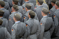 German Bundeswehr New Recruits Swearing In Ceremony In Duesseldorf