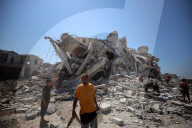 Mushtaha Tower Destroyed By Israeli Airstrike In Gaza