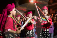 Mahakali Dance During Indra Jatra Festival In Kathmandu, Nepal