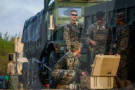 Military Training In Punta Guilarte Arroyo Puerto Rico