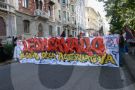 Demonstration In Support Of The Leoncavallo Social Center
