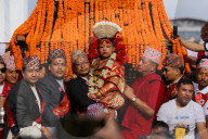 Nepal’s Living Deities Start Five-day Tour Of The City On Indra Jatra