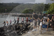 Fishermen Using Beach Drag Nets