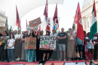 Demonstration In Support Of The Global Sumud Flotilla In Rome  