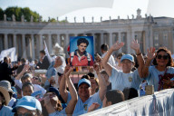 Pope Leo XIV Presider Over The Canonisation Ceremony Of Carlo Acutis and Pier Giorgio Frassati
