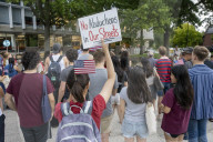 Harvard Students and faculty rally after court rules against Trump