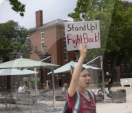 Harvard Students and faculty rally after court rules against Trump