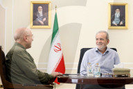 Iranian President meets with judiciary and Speaker of Parliament