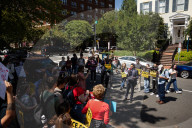 George Washington University students walk out to protest National Guard deployment in Washington