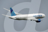 Diverse aircraft taking off from Barcelona Airport