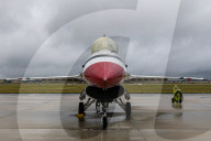 U.S. Airforce Thunderbirds Arrive At Joint Base Andrews For Airshow