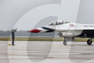 U.S. Airforce Thunderbirds Arrive At Joint Base Andrews For Airshow