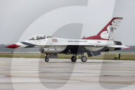U.S. Airforce Thunderbirds Arrive At Joint Base Andrews For Airshow