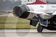 U.S. Airforce Thunderbirds Arrive At Joint Base Andrews For Airshow