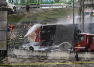 Gas Tanker Explosion Leaves 57 People Injured