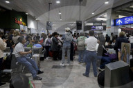People Stranded At The Northern Bus Station In Mexico City