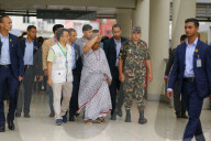 Nepali PM Sushila Karki Visits Hospital To Take Update On Those Injured On September 8 Protest