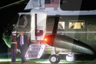 Trump arrives WH from Bedminster, NJ