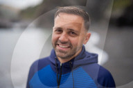 Iím here to help people Ö that gives me a superpowerí: one manís challenge to swim 10 Swiss lakes.