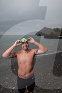 Iím here to help people Ö that gives me a superpowerí: one manís challenge to swim 10 Swiss lakes.