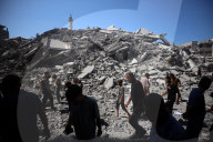 Israeli Airstrike In Gaza, Palestine
