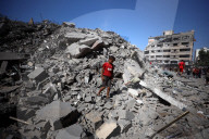 Israeli Airstrike In Gaza, Palestine