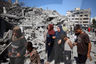 Israeli Airstrike In Gaza, Palestine