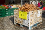 Potatoes Sale On Market