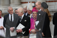 Prince Andrew attends Duchess of Kent funeral