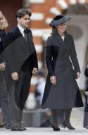 Die britischen Royals bei der Trauerfeier für die Herzogin von Kent in London