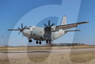 Romanian Air Force Alenia C-27J Spartan during the ETAP-C 25-3 course