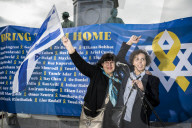 Rally for Hostages in Gaza and Support for Israel in Brussels