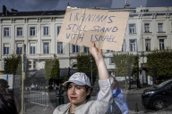Rally for Hostages in Gaza and Support for Israel in Brussels