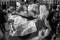 Rally for Hostages in Gaza and Support for Israel in Brussels