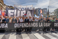 Protest In Buenos Aires Against The Presidential Veto Of The University Funding And Paediatric Emergency Laws 