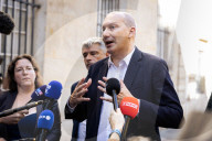 Sebastien Lecornu Met With Leaders Of The Ecologistes At The Hotel Matignon, In Paris
