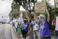 Jimmy Kimmel Protest Outside Disney Lot