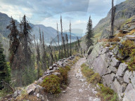 Gunsight Pass Trail Glacier