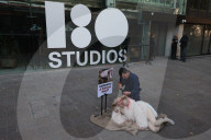 PETA Cashmere Protest London Fashion Week