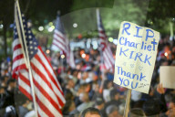 Charlie Kirk Vigil on Boston Common