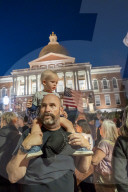 Charlie Kirk Vigil on Boston Common