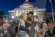 Charlie Kirk Vigil on Boston Common