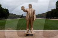 Trump Bitcoin Statue In Washington