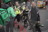 City of London police fine and confiscate illegal E bikes. 
